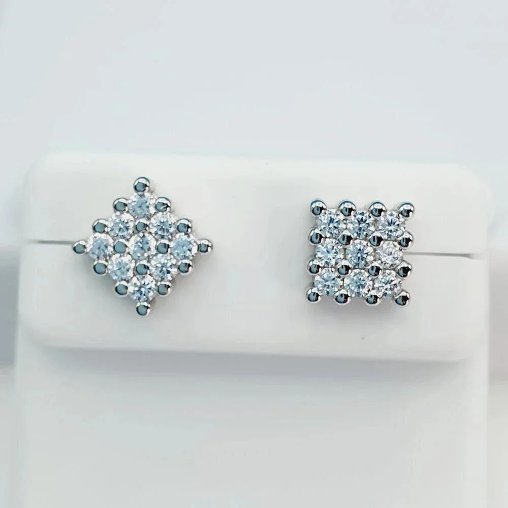 925 Sterling Silver Cubic Zirconia Earrings, U19254821